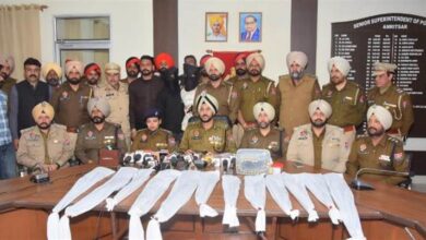 पंजाब पुलिस ने गनहाउस चोरी मामले में 2 आरोपियों को किया गिरफ्तार, चोरी के 12 हथियार किए बरामद