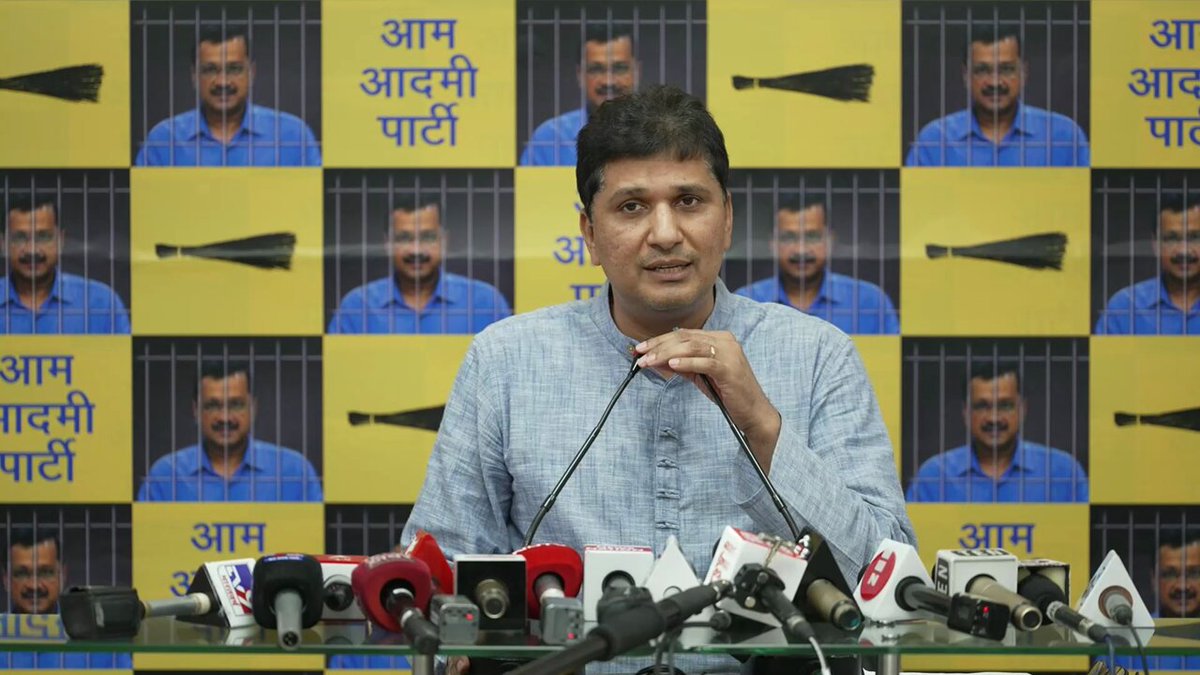 आप मंत्री सौरभ भारद्वाज ने तृणमूल नेताओं की हिरासत पर की केंद्र की आलोचना
