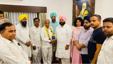 बसपा के चंडीगढ़ प्रभारी सुदेश कुमार खुरचा आम आदमी पार्टी में हुए शामिल