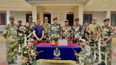 बीएसएफ ने पंजाब के गुरदासपुर में हेरोइन का एक और पैकेट किया बरामद