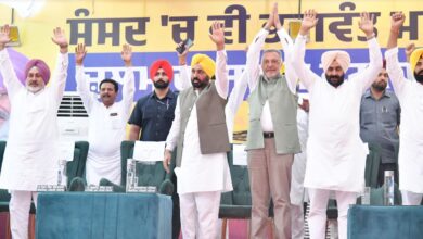 सीएम मान ने पटियाला में डा. बलबीर सिंह के लिए किया प्रचार, लोगों से की आप को 13-0 से जिताने की अपील
