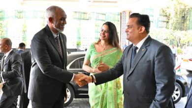 मोदी के शपथ ग्रहण समारोह में शामिल होने के लिए नई दिल्ली पहुंचे मालदीव के राष्ट्रपति मुइज्जू