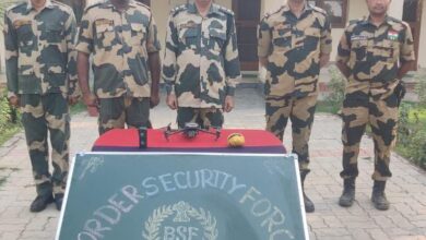 बीएसएफ ने फिरोजपुर में अंतरराष्ट्रीय सीमा के पास गांव से ड्रोन और हेरोइन की बरामद