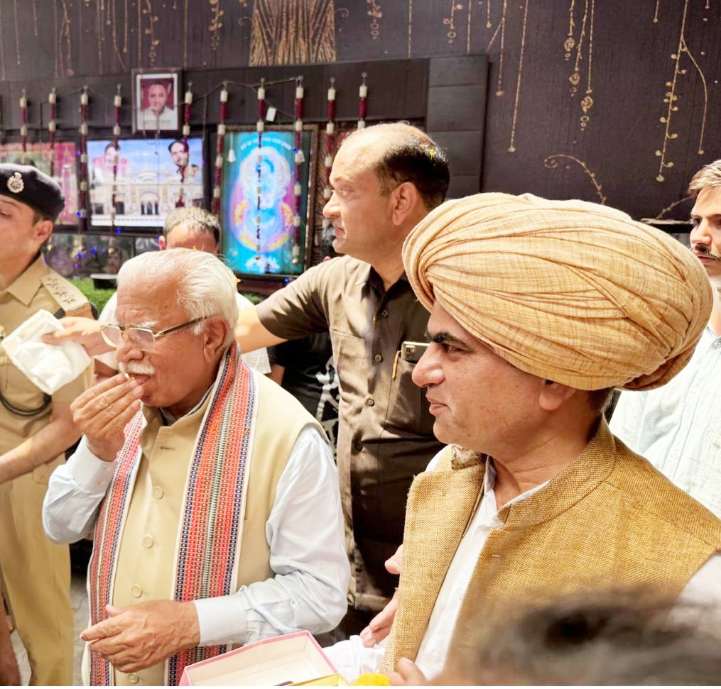 मनोहर लाल जी ने राजनीतिक सन्त व त्याग पुरुष के रूप में की है हरियाणा के लोगों की सेवा: विजय वेद पाल