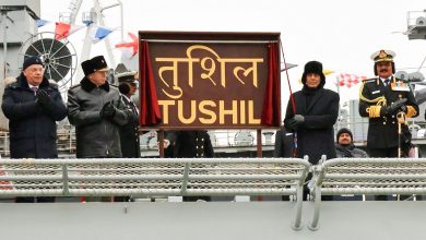Russia hands over INS-Tushil to India, delivery of 3 warships pending