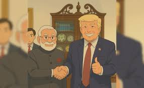 PM Modi takes part in Jibli trend, shares AI photos