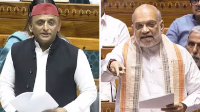Akhilesh targeted BJP, Shah replied