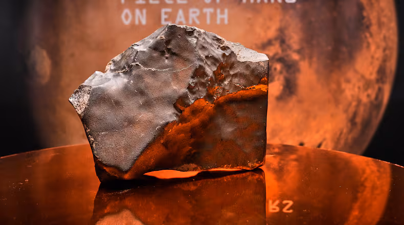 Piece of Mars sold for $5.3 million, setting auction record