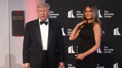 Trump and Melania's presence at football match, video goes viral