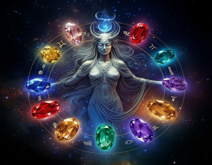 Gemstones according to Ascendant: Divine Stones matching the energy of the soul