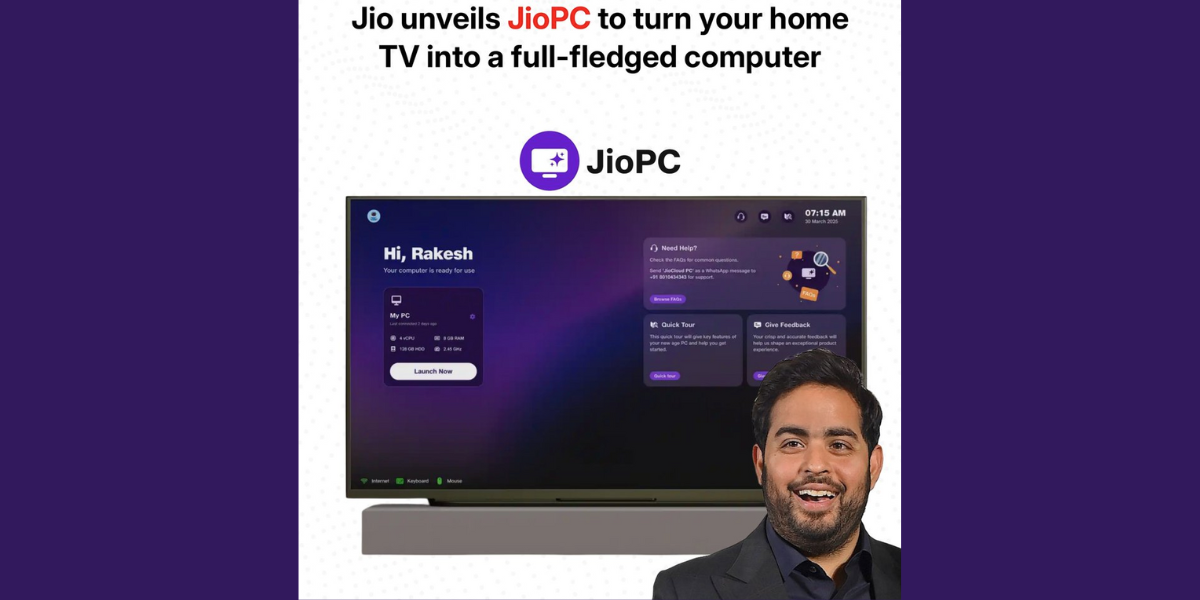 Reliance Jio launched JioPC service, convert your old TV into a computer