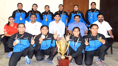 Haryana women's handball team reaches national semi-final, defeats Madhya Pradesh